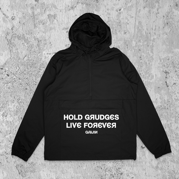 HOLD GRUDGES Rain-Resistant Pullover